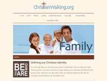 Tablet Screenshot of christianwalking.org